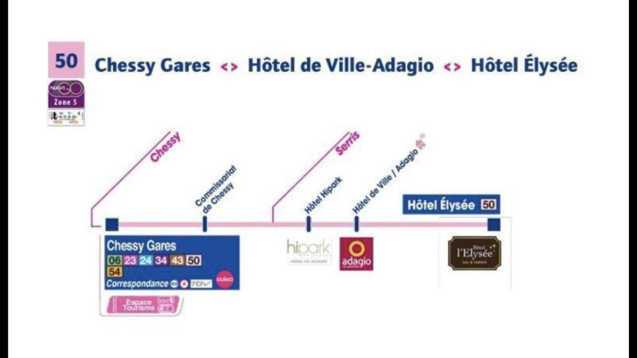 شقة سيري  في Flat Near To The Theme Park/Val D'Europe المظهر الخارجي الصورة